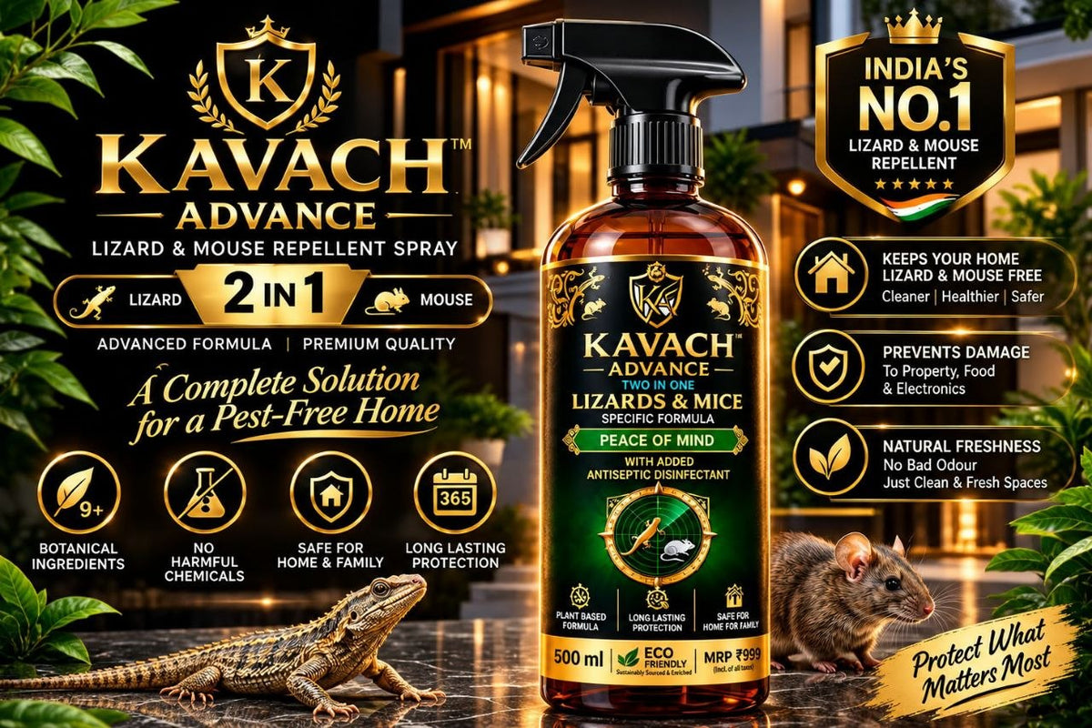Kavach Advance - Mini Trial Pack of 6 bottles .Premium & High quality Home Protection  spray